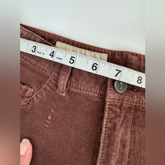 Pilcro Anthropologie Velvet Thin Stretch Skinny Cords Size 27/4 - Picture 7 of 13
